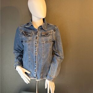 Vintage Hard Rock Cafe Baltimore Blue Denim Jacket SZ XS